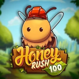 Honey Rush 100 online game logo by Play’n GO on hommerson-casino.net