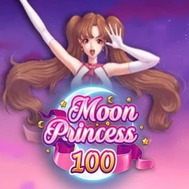 Slots logo of Moon Princess 100 from Play’n GO at Hommerson Casino