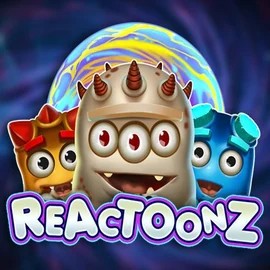 Reactoonz online game logo by Play’n GO on hommerson-casino.net